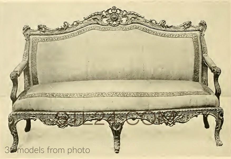 Диваны (SOFA_0106 -  | 3D model 3DSMAX / OBJ / STL) 3D модель для ЧПУ станка